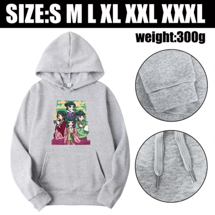 The Apothecary Diaries Anime printed hooded sweatshirt top from S to 3XL