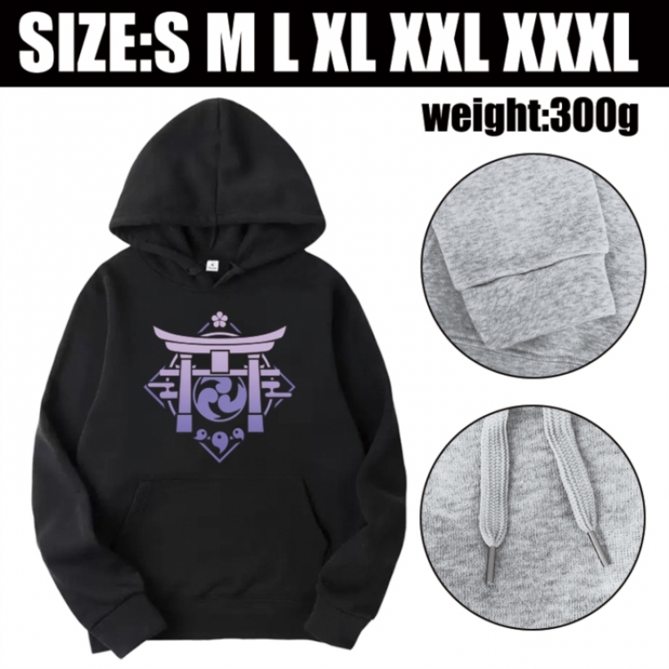 Genshin Impact Anime printed hooded sweatshirt top from S to 3XL