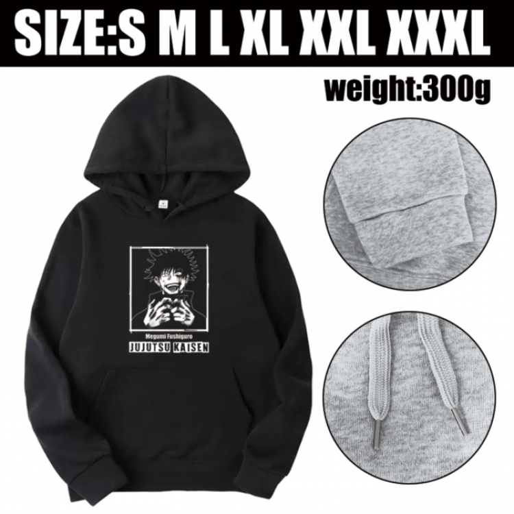 Jujutsu Kaisen Anime printed hooded sweatshirt top from S to 3XL