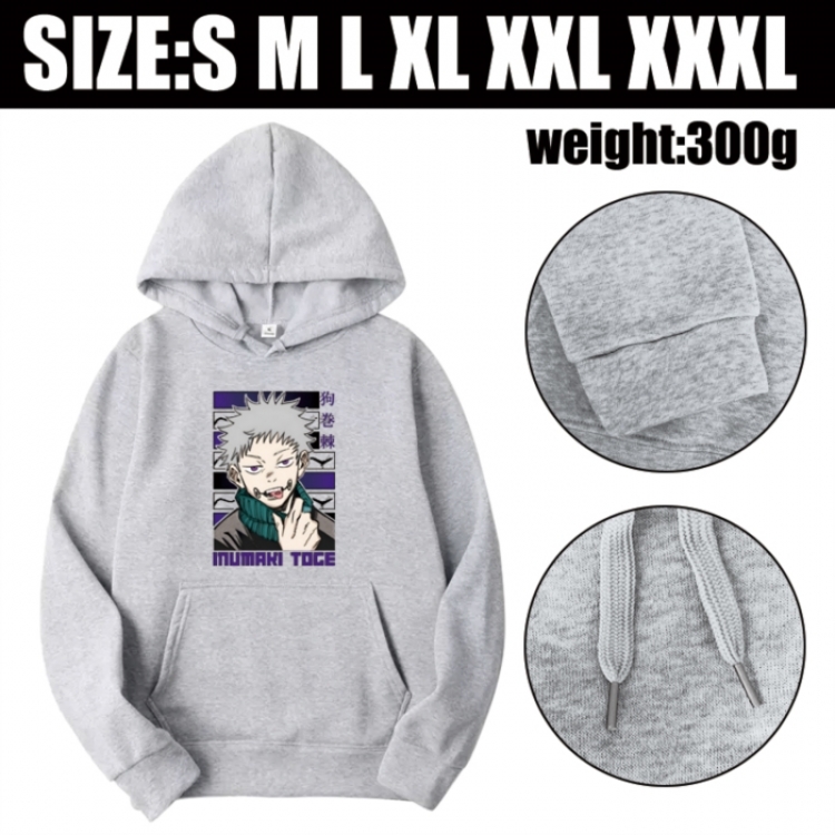 Jujutsu Kaisen Anime printed hooded sweatshirt top from S to 3XL