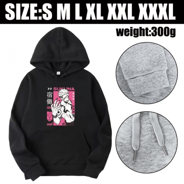 Jujutsu Kaisen Anime printed hooded sweatshirt top from S to 3XL