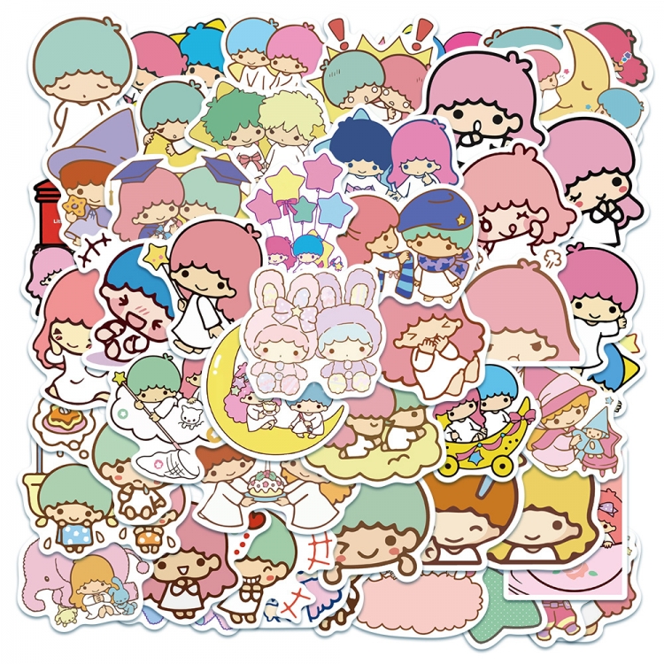 Gemini Doodle stickers Waterproof stickers a set of 50 price for 5 sets