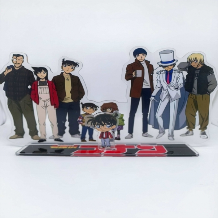 Detective conan  Anime Laser Acrylic Humanoid  keychain big Standing Plates 15.8cm