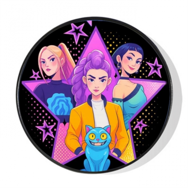 K-Pop Demon Hunters Foldable mobile phone holder airbag lazy bracket price for 10 pcs 