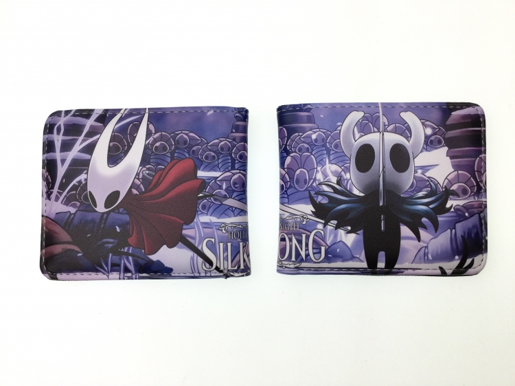 Hollow Knight: Silksong Anime two fold  Short wallet 11X9.5CM 60G