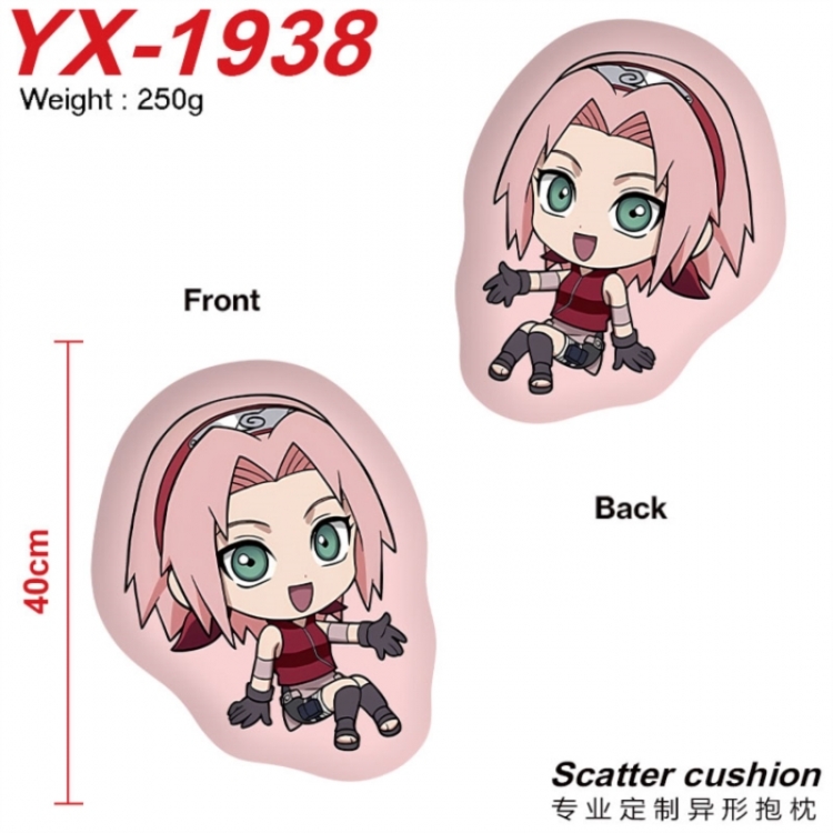 Naruto Anime Alien Double sided Printed Pillow 40cm