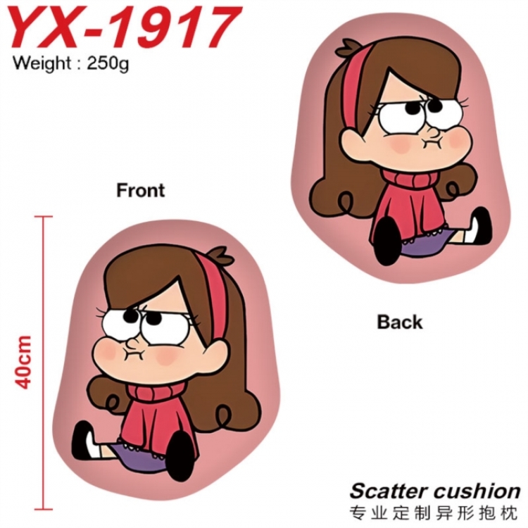 Gravity Falls Anime Alien Double sided Printed Pillow 40cm