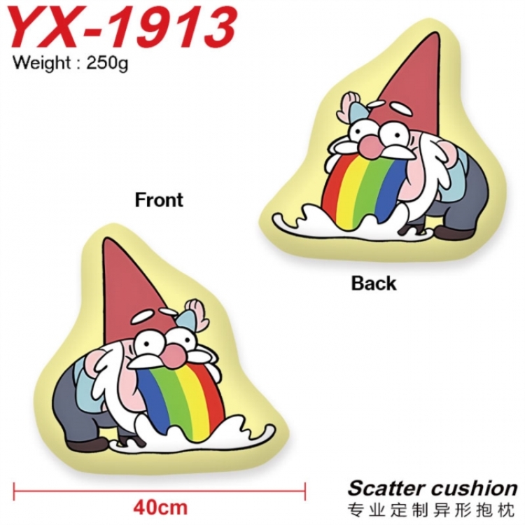 Gravity Falls Anime Alien Double sided Printed Pillow 40cm