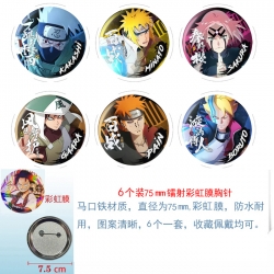 Naruto Anime Rainbow Mask Badg...