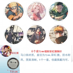 Naruto Anime Rainbow Mask Badg...