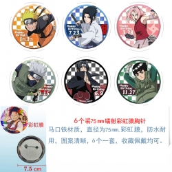 Naruto Anime Rainbow Mask Badg...