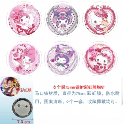 Sanrio Anime Rainbow Mask Badg...