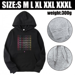 BTS Anime printed hooded sweat...