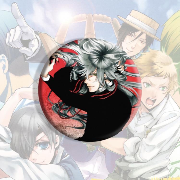 Kuroshitsuji Anime tinplate brooch badge price for 5 pcs