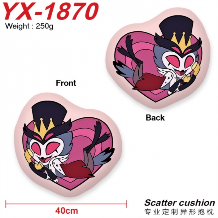 Hazbin Hotel Anime Alien Double sided Printed Pillow 40cm