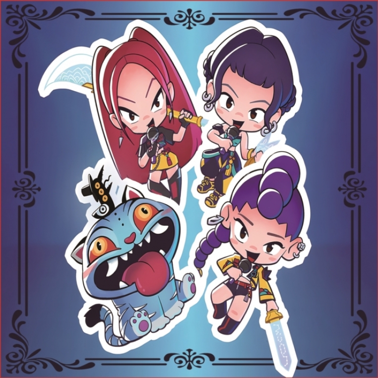 K-Pop Demon Hunters Anime Full Color Printing Mouse Pad Unlocked 20X24cm price for 5 pcs