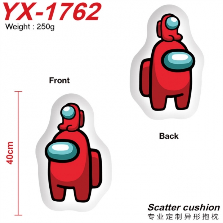 Among us Anime Alien Double sided Printed Pillow 40cm