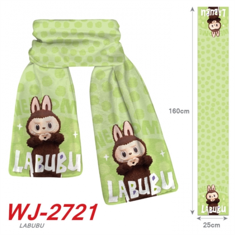 Labubu Anime Plush Impression Scarf Neck 25x160cm