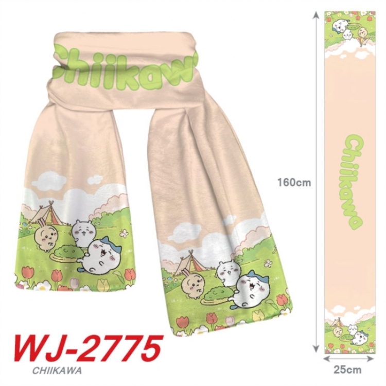 Chiikawa Anime Plush Impression Scarf Neck 25x160cm
