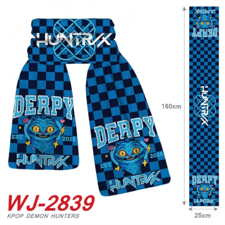 K-Pop:Demon Hunters Anime Plush Impression Scarf Neck 25x160cm