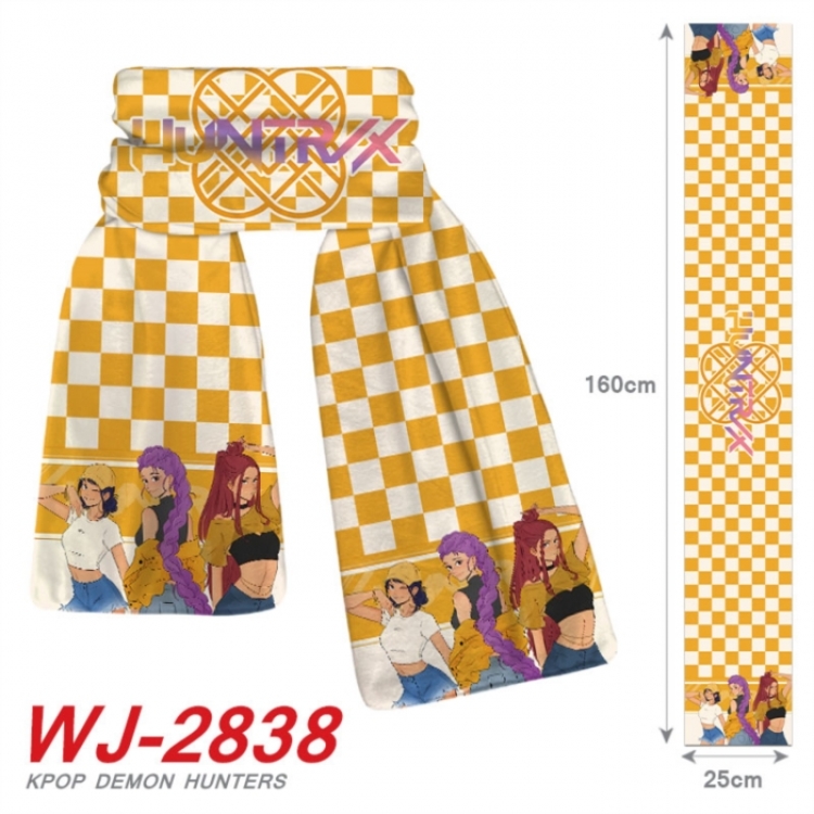 K-Pop:Demon Hunters Anime Plush Impression Scarf Neck 25x160cm