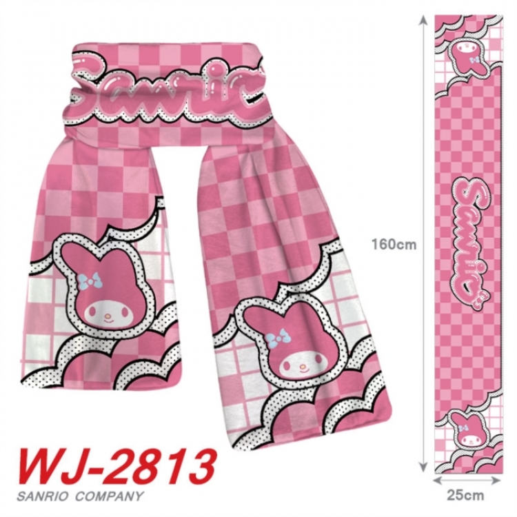 Sanrio Anime Plush Impression Scarf Neck 25x160cm