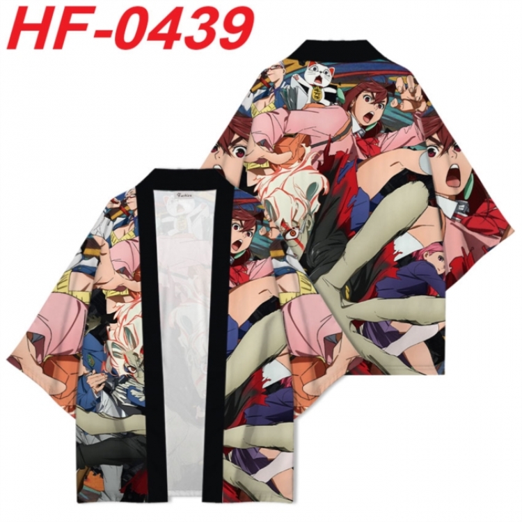 DANDADAN Anime digital printed French velvet kimono top from S to 4XL 