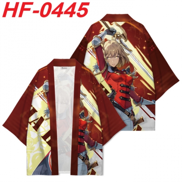 Solo Leveling:Arise Anime digital printed French velvet kimono top from S to 4XL 