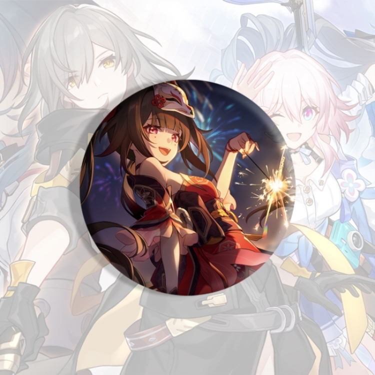  Honkai: Star Rail Anime tinplate brooch badge price for 5 pcs