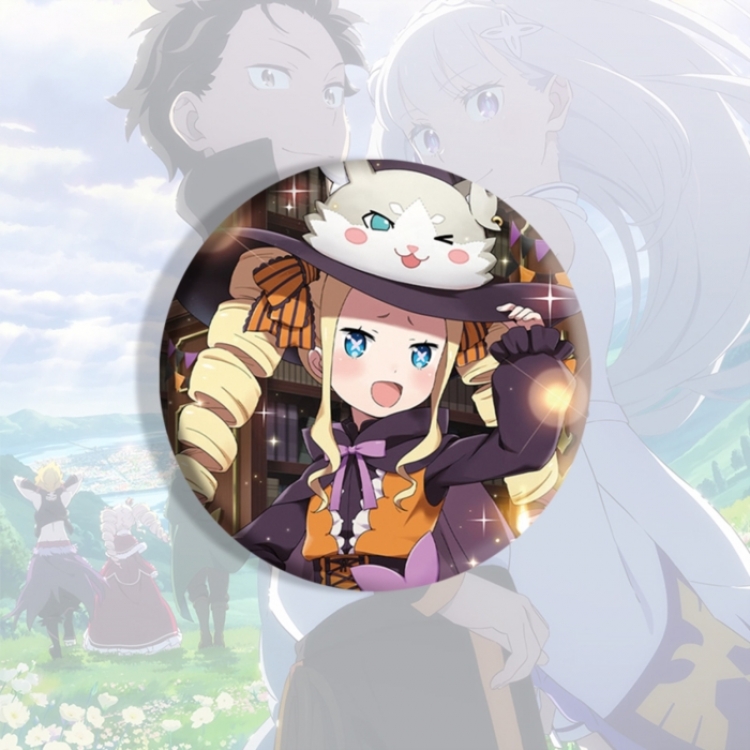 Re:Zero kara Hajimeru Isekai Seikatsu Anime tinplate brooch badge price for 5 pcs