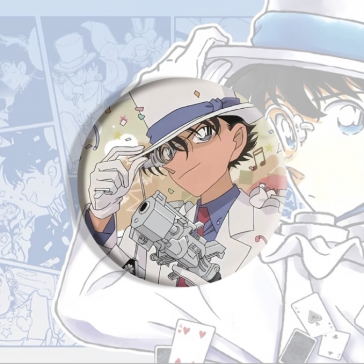Detective conan Anime tinplate brooch badge price for 5 pcs