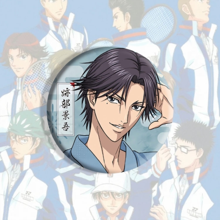 The Prince of Tennis Anime tinplate brooch badge price for 5 pcs