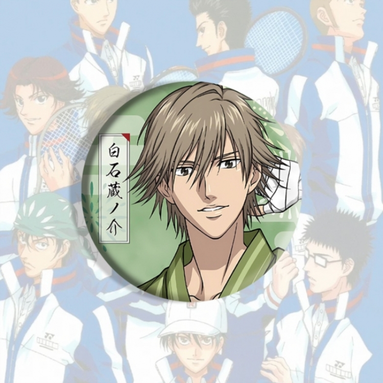 The Prince of Tennis Anime tinplate brooch badge price for 5 pcs