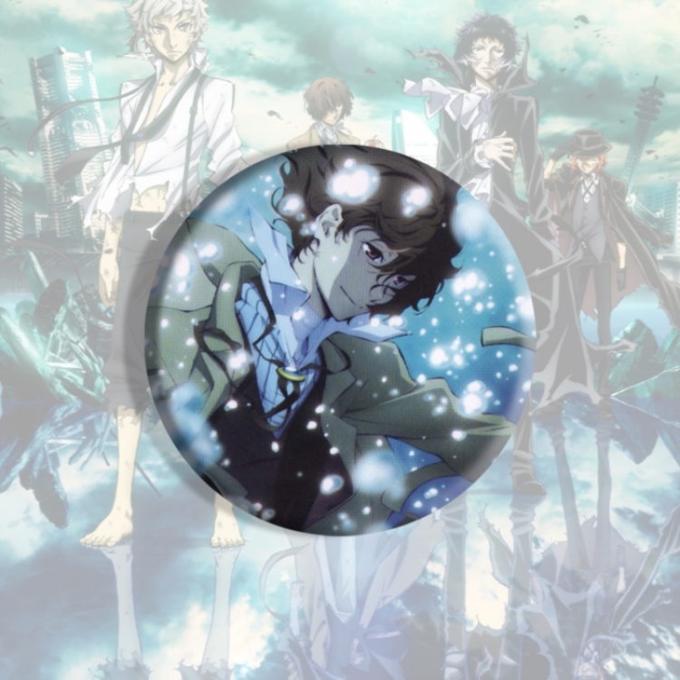 Bungo Stray Dogs Anime tinplate brooch badge price for 5 pcs