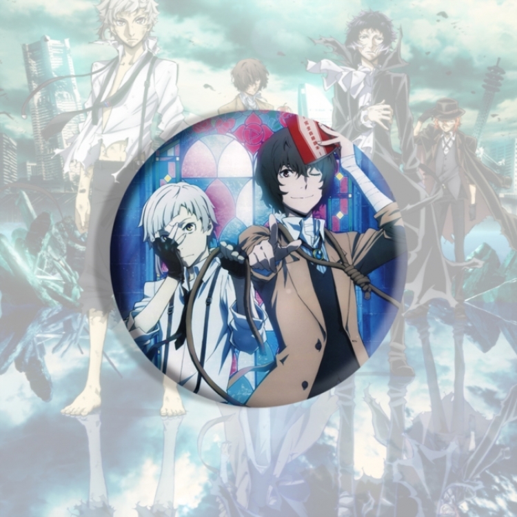 Bungo Stray Dogs Anime tinplate brooch badge price for 5 pcs