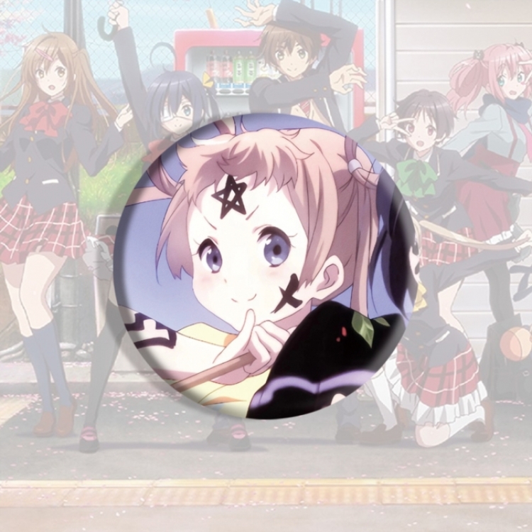 Chuunibyou Demo Koi Ga Shitai Anime tinplate brooch badge price for 5 pcs