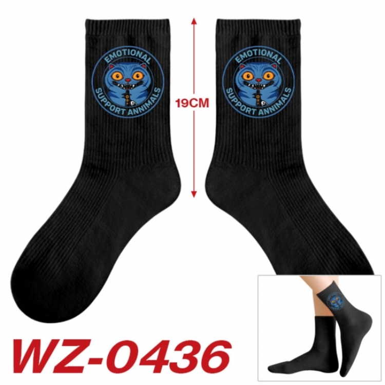 K-Pop:Demon Hunters Anime printing medium sock tube height 19cm price for  5 pairs
