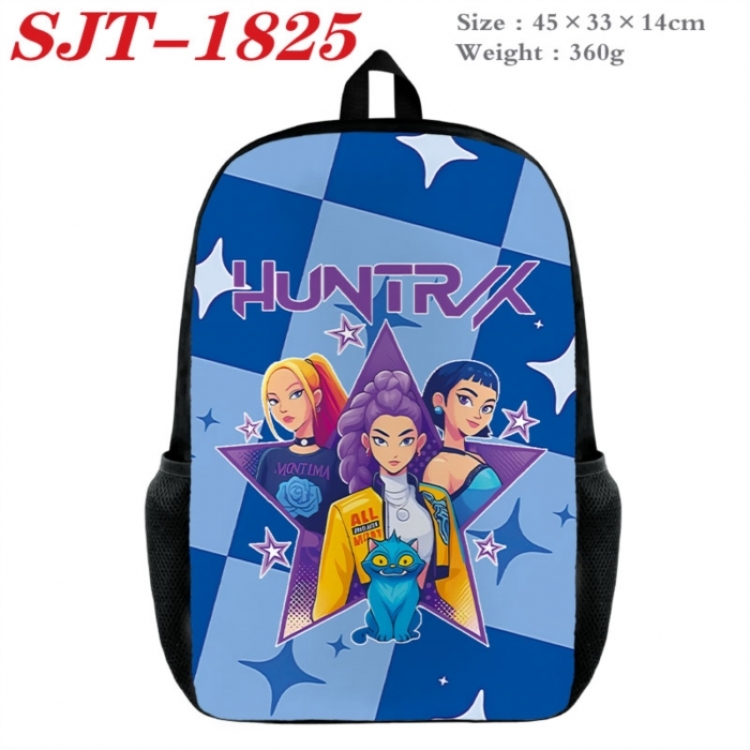 K-Pop:Demon Hunters Anime nylon canvas backpack student backpack 45x33x14cm