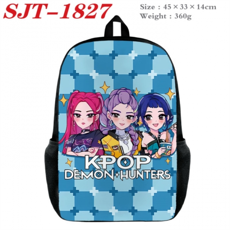 K-Pop:Demon Hunters Anime nylon canvas backpack student backpack 45x33x14cm