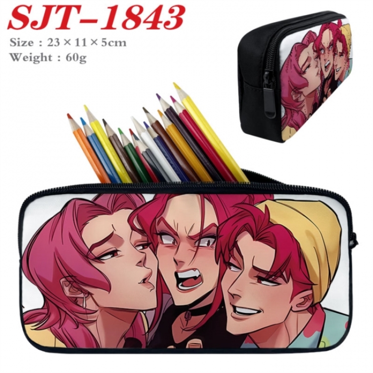 K-Pop:Demon Hunters Anime nylon student pencil case 23x11x5cm 