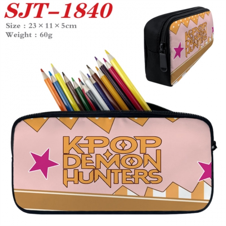 K-Pop:Demon Hunters Anime nylon student pencil case 23x11x5cm 