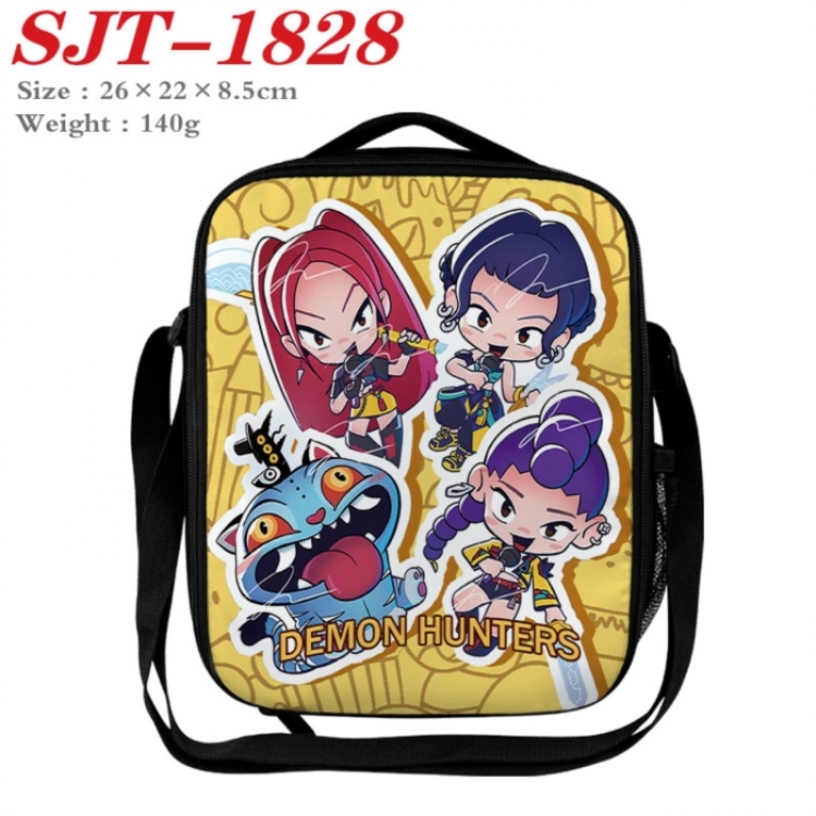 K-Pop:Demon Hunters Anime Lunch Bag Crossbody Bag 26x22x8.5cm 
