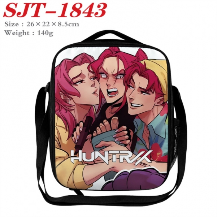 K-Pop:Demon Hunters Anime Lunch Bag Crossbody Bag 26x22x8.5cm 