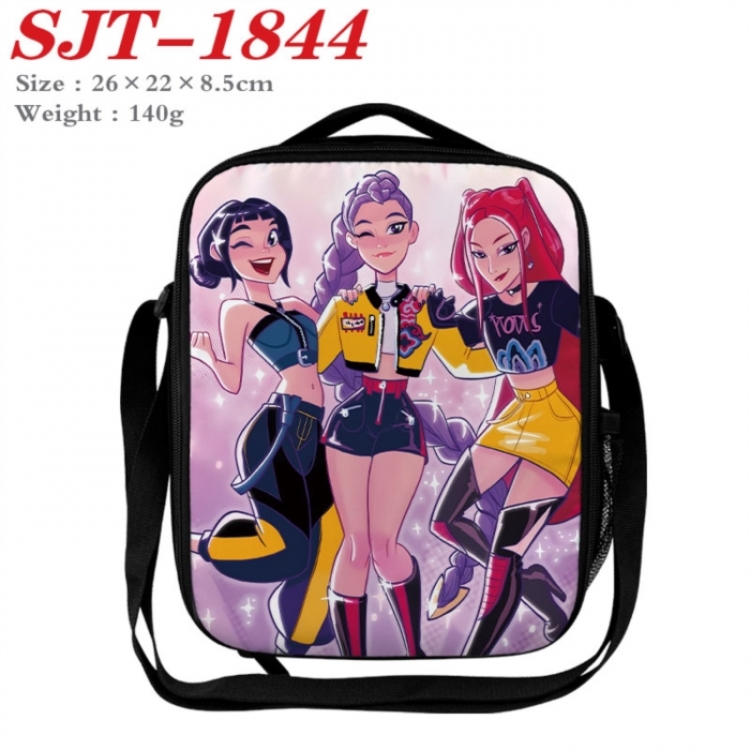 K-Pop:Demon Hunters Anime Lunch Bag Crossbody Bag 26x22x8.5cm 