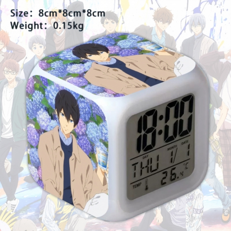 Free! Anime Square Alarm Clock 8x8x8cm