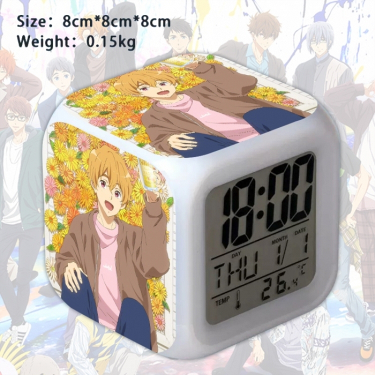 Free! Anime Square Alarm Clock 8x8x8cm