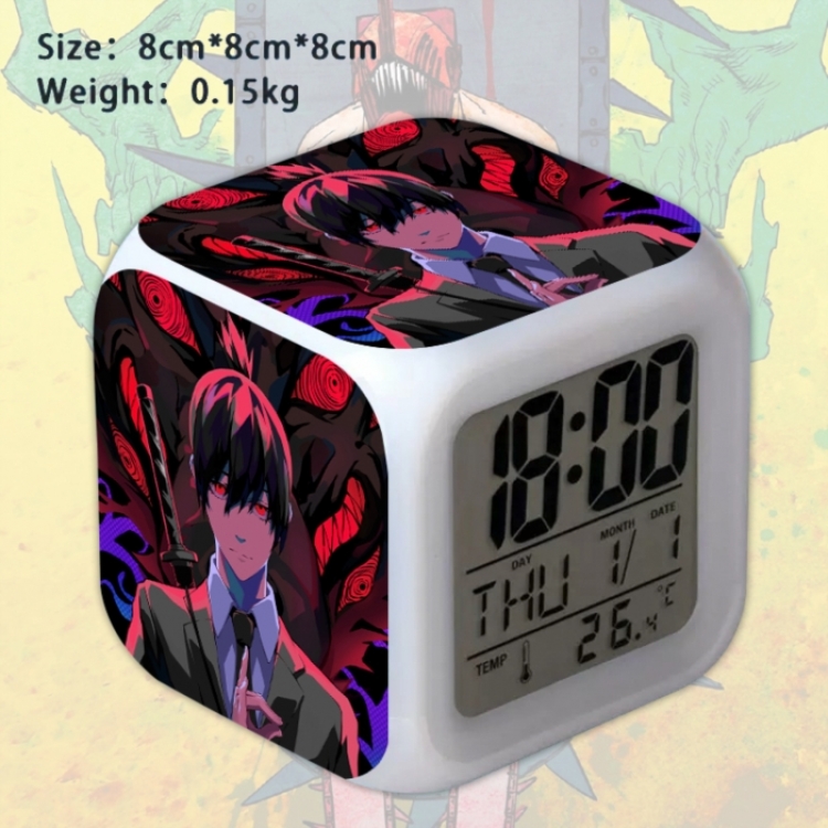 Chainsaw Man Anime Square Alarm Clock 8x8x8cm