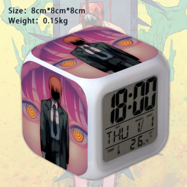 Chainsaw Man Anime Square Alarm Clock 8x8x8cm
