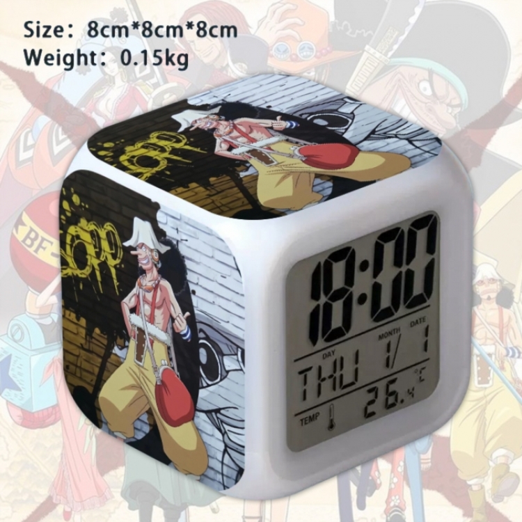 One Piece Anime Square Alarm Clock 8x8x8cm