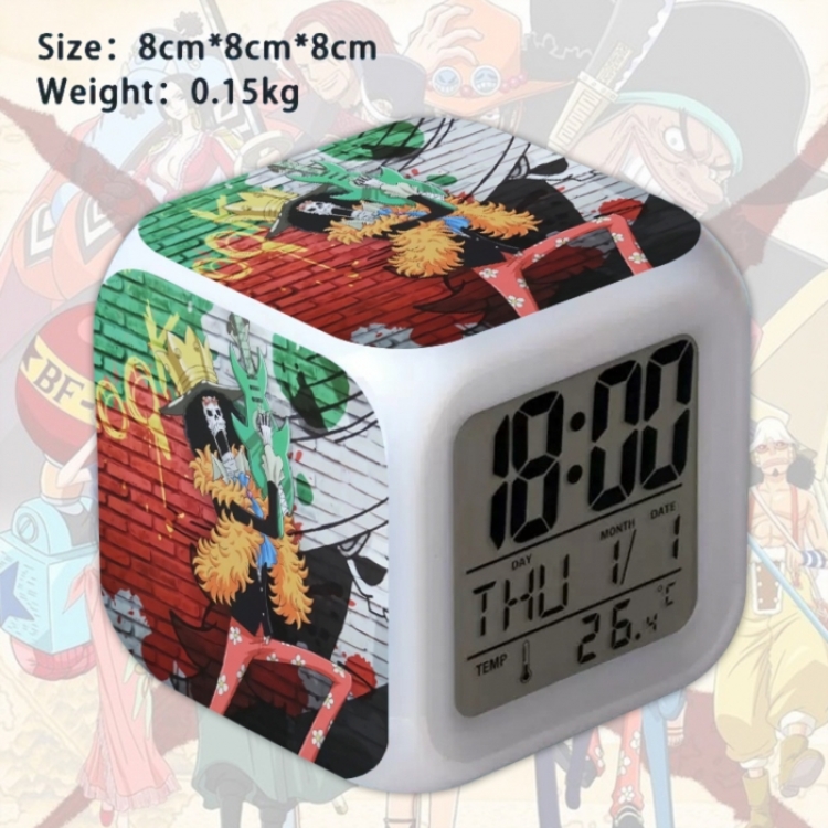 One Piece Anime Square Alarm Clock 8x8x8cm